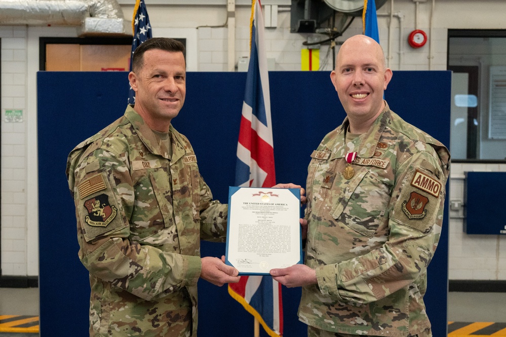 420th Munitions Squadron change of command