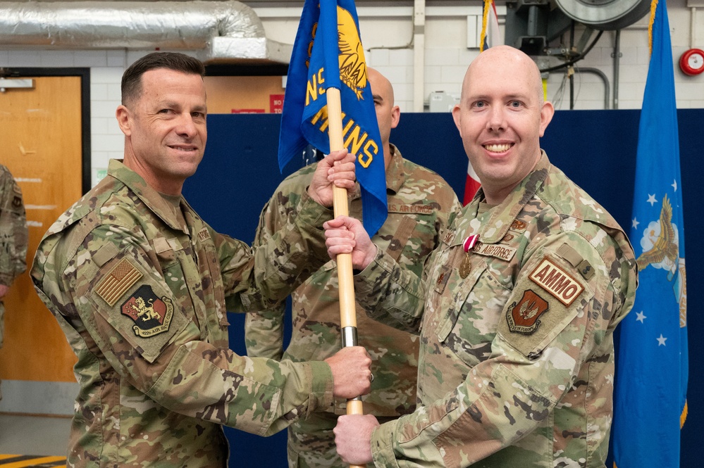 420th Munitions Squadron change of command