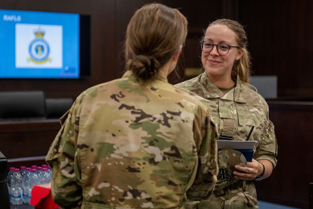 379th AEW JA hosts RAF legal advisor