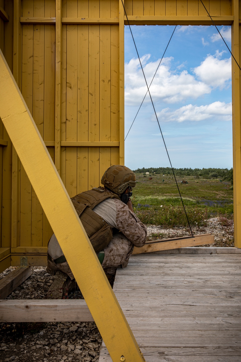 2nd AAB Marines, Swedish 181st Armored Battalion conduct an integrated company level dry-fire and maneuver range in Sweden during BALTOPS 24