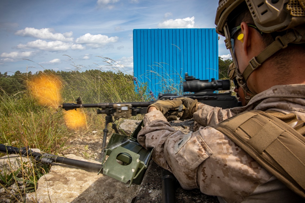 2nd AAB Marines, Swedish 181st Armored Battalion conduct an integrated company level dry-fire and maneuver range in Sweden during BALTOPS 24