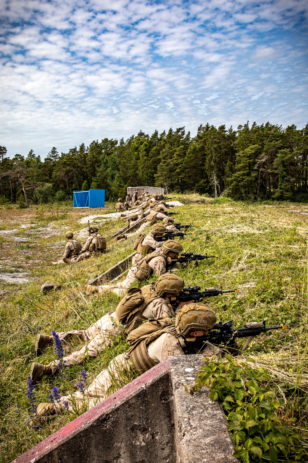 2nd AAB Marines, Swedish 181st Armored Battalion conduct an integrated company level dry-fire and maneuver range in Sweden during BALTOPS 24