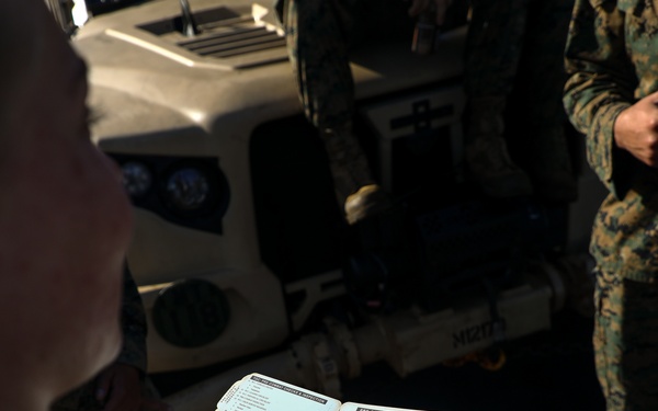 24th MEU (SOC) Performs Routine Vehicle Maintenance Aboard USS Oak Hill (LSD 51)