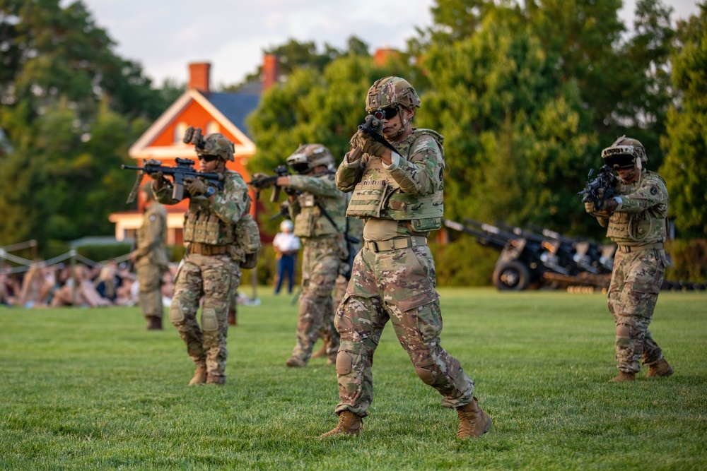 Key Army Leaders Host &quot;Twilight Tattoo&quot;