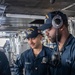 USS Ronald Reagan (CVN 76) Sailors stand watch in the pilot house in support of  Valiant Shield 2024