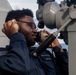 USS Ronald Reagan (CVN 76) Sailors stand watch in the pilot house in support of  Valiant Shield 2024