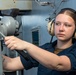 USS Ronald Reagan (CVN 76) Sailors stand watch in the pilot house in support of  Valiant Shield 2024