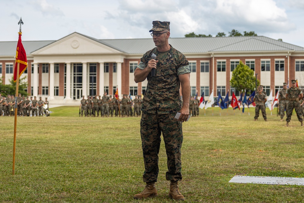 2nd Low Altitude Air Defense (LAAD) Battalion change of command