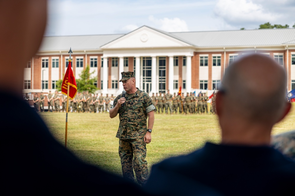 2nd Low Altitude Air Defense (LAAD) Battalion change of command