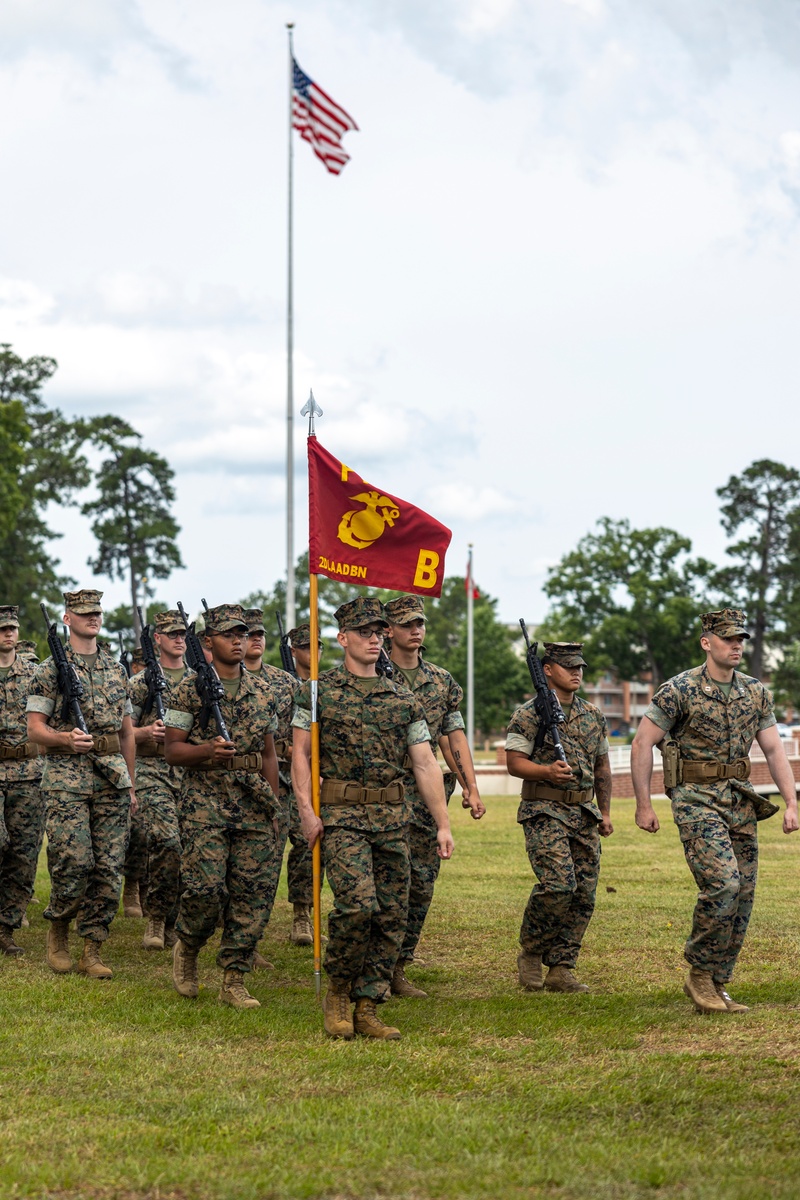 2nd Low Altitude Air Defense (LAAD) Battalion change of command