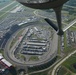 Iowa ANG KC-135 perfoms NASCAR Iowa Corn 350 flyover