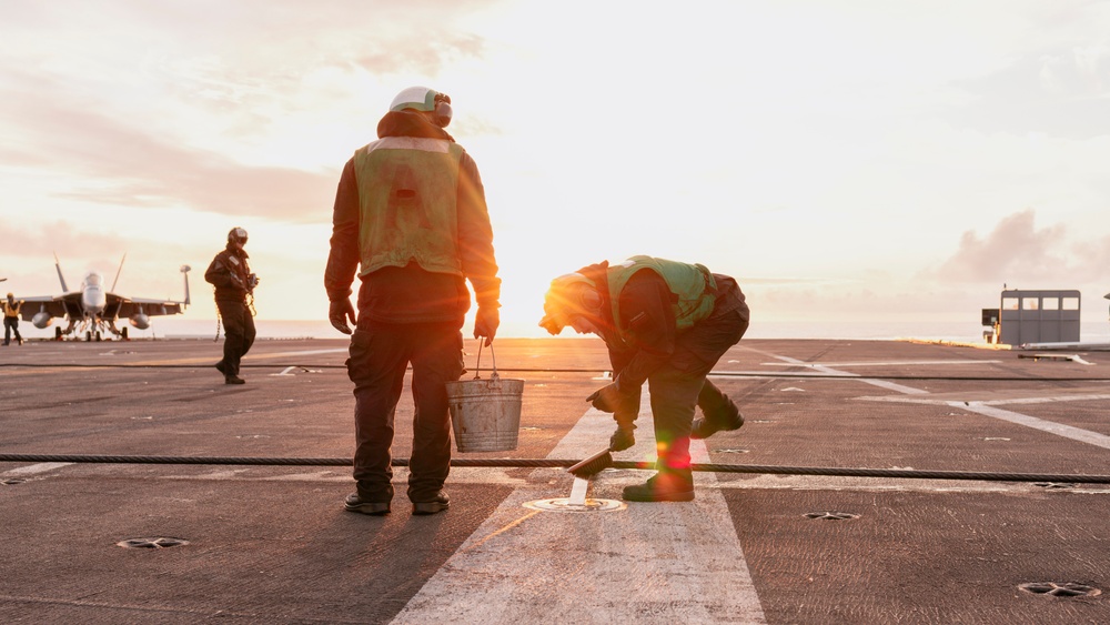 George Washington Conducts Flight Operations