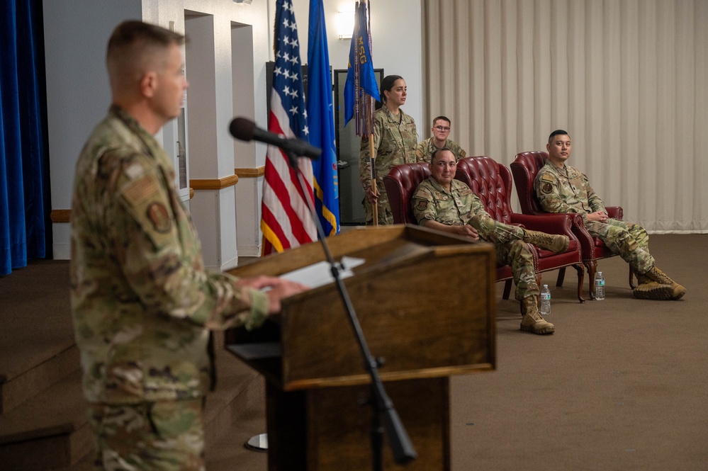 90th Contracting Squadron Change of Command