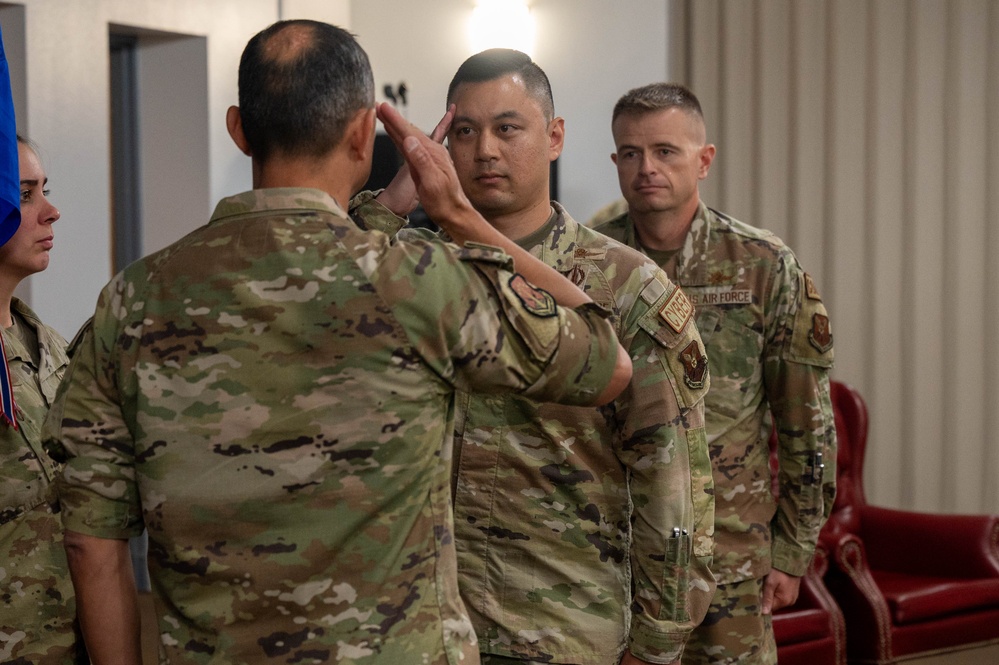 90th Contracting Squadron Change of Command