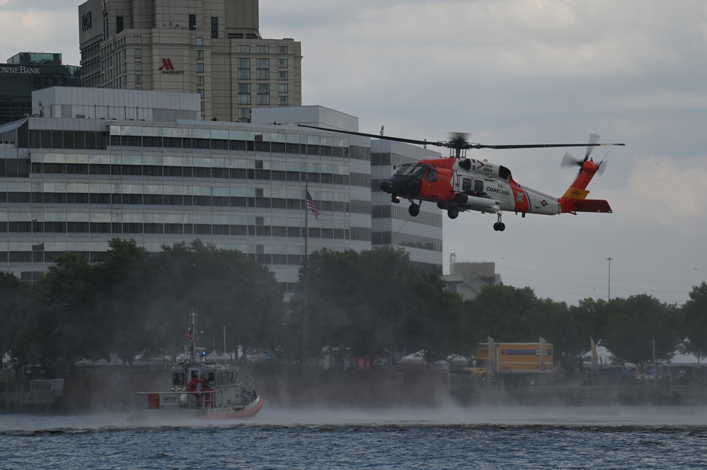 Coast Guard supports Norfolk Harborfest 2024