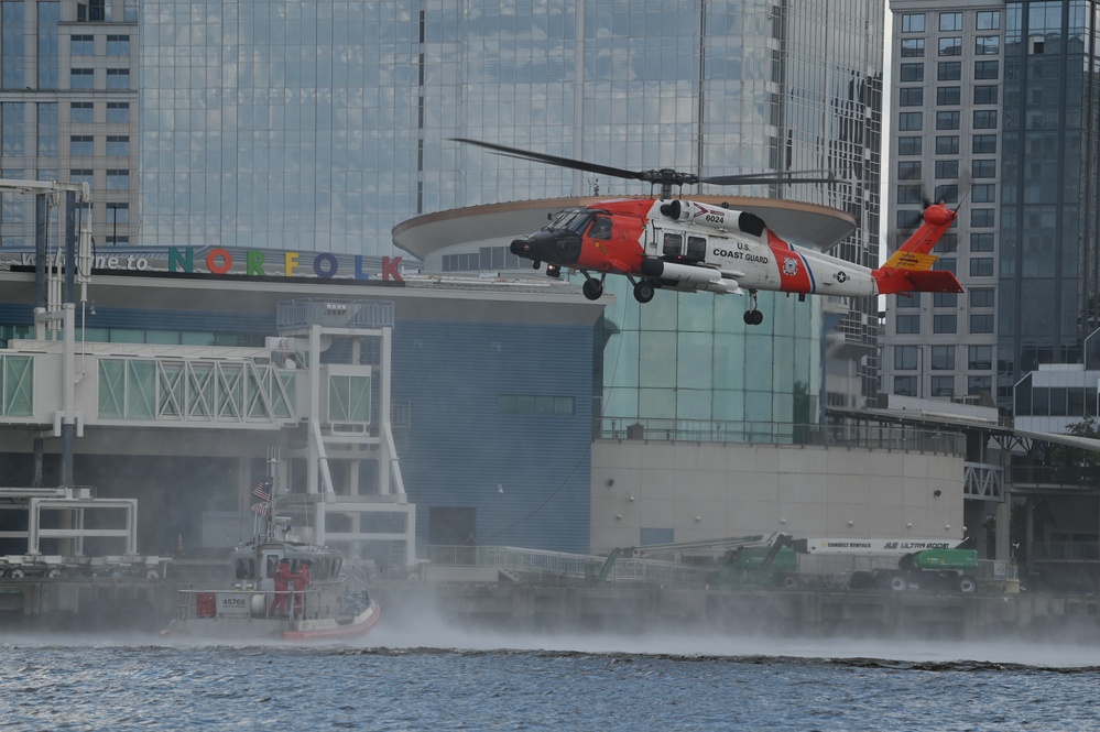 Coast Guard supports Norfolk Harborfest 2024