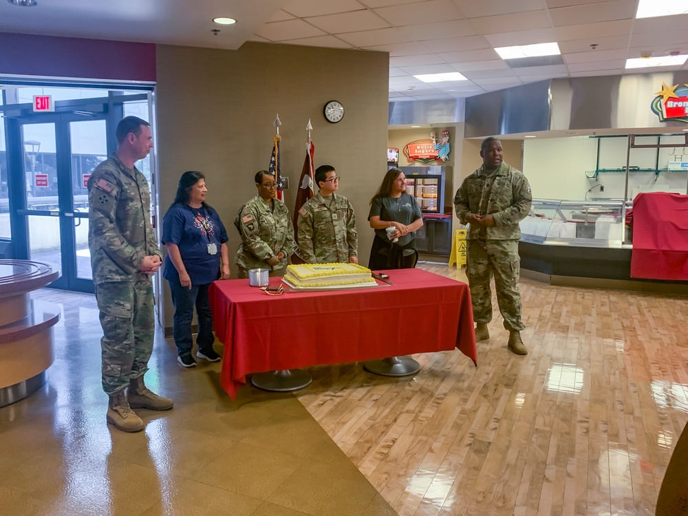 BACH Celebrates Army's 249th Birthday with Cake Cutting