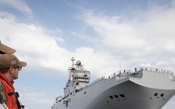 France Navy  Ships Arrive in Norfolk