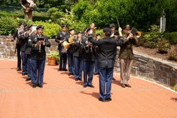 42nd Infantry Division Band plays for Dutch royals