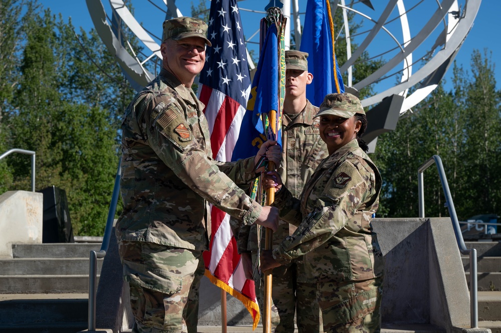 354th Fighter Wing holds Command Chief Change of Responsibility ceremony