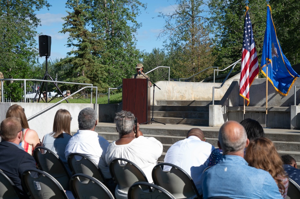 354th Fighter Wing holds Command Chief Change of Responsibility ceremony