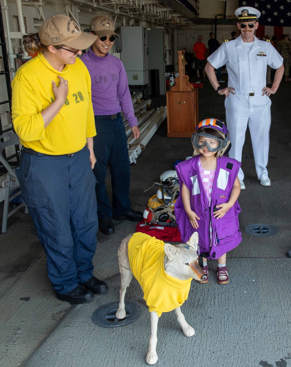 Maryland Educators Tour Aboard USS Fort Lauderdale (LPD-28)