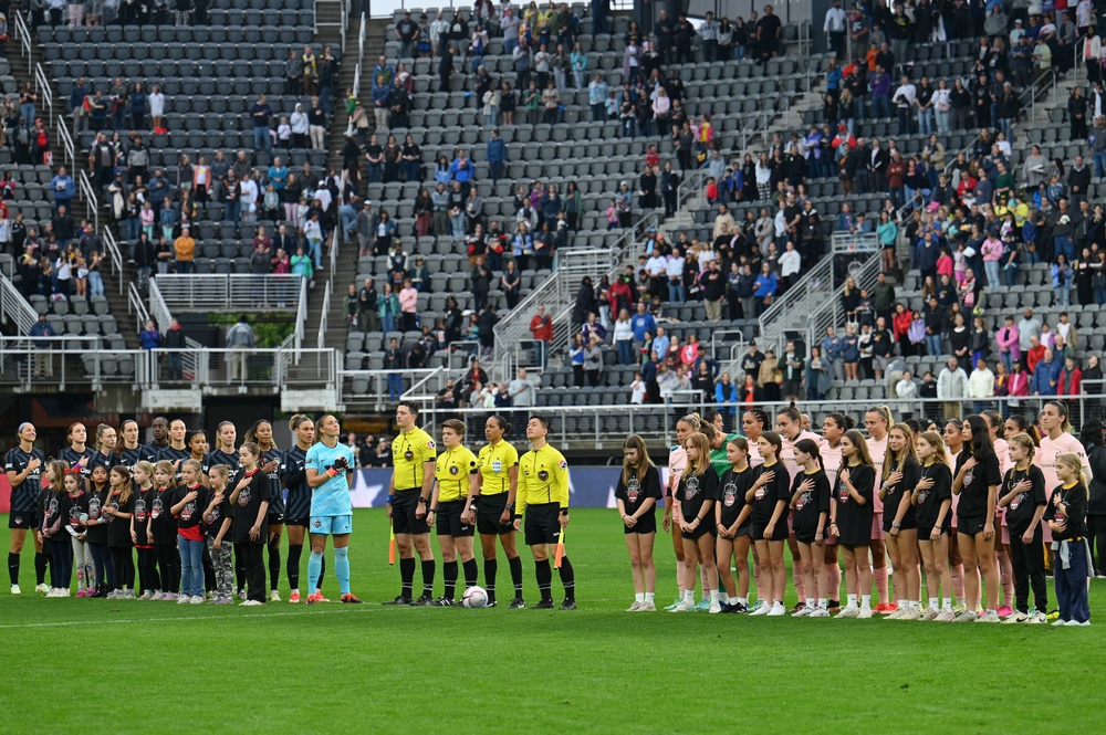 Salute to Service night at Audi Field