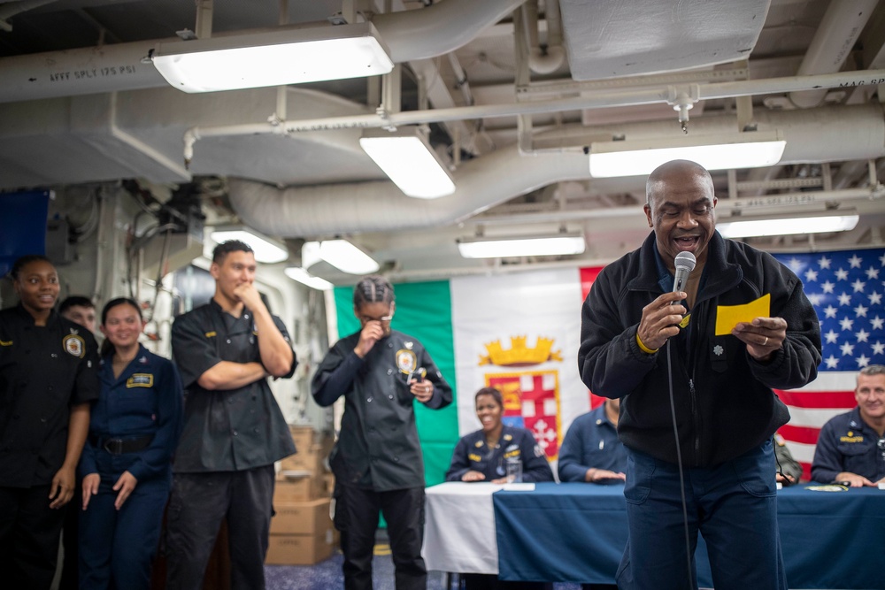 Pizza Contest Aboard USS Tripoli