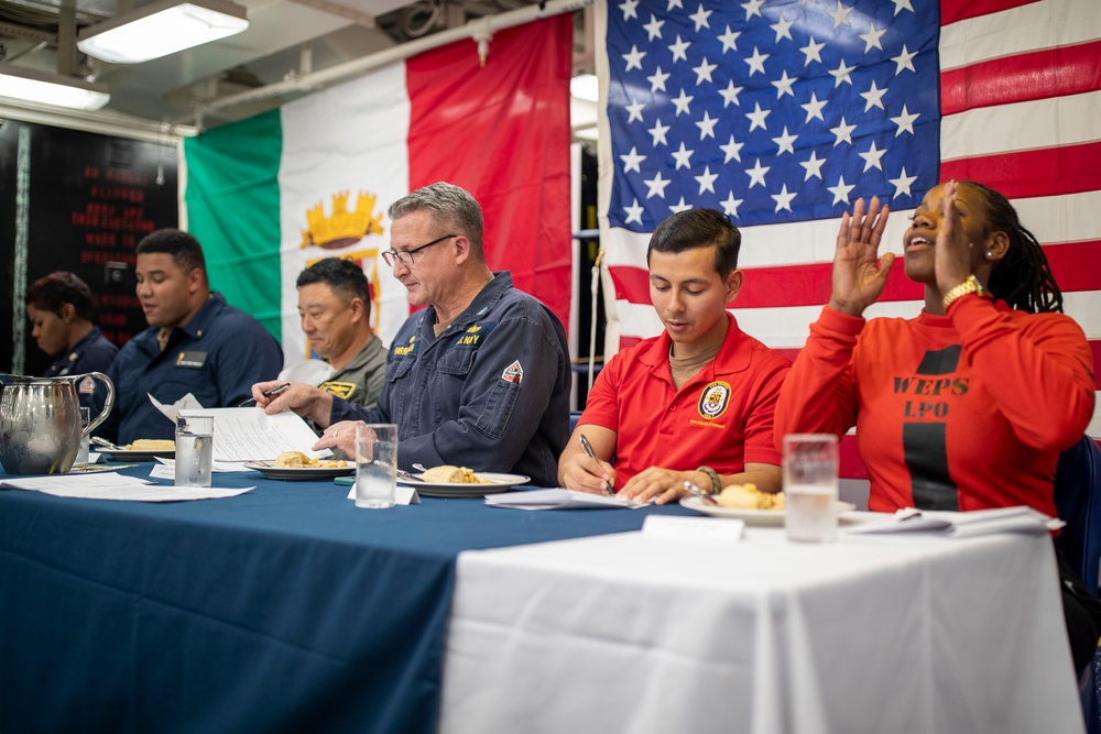 Pizza Contest Aboard USS Tripoli