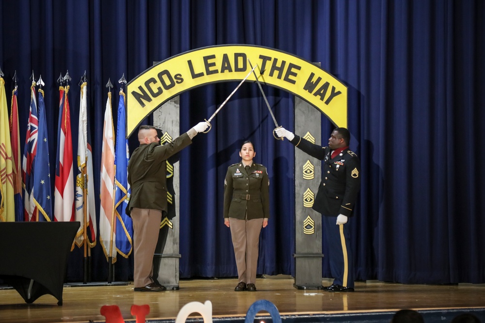 BACH Conducts NCO Induction Ceremony