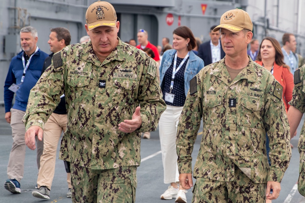 Navy Employer Recognition Event (NERE) Aboard USS Tripoli