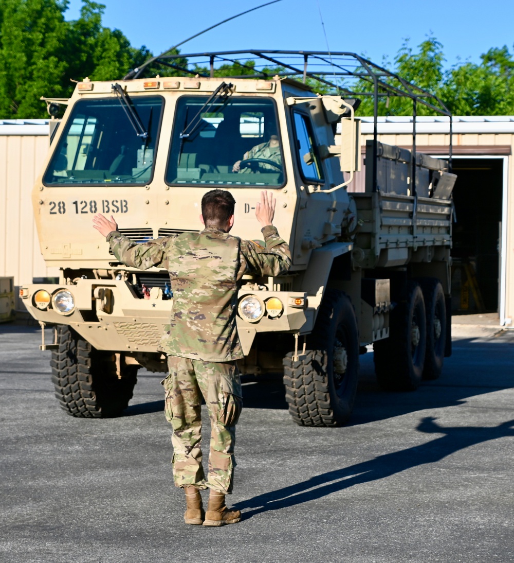 Delta Company 128th BSB prepares for Annual Training