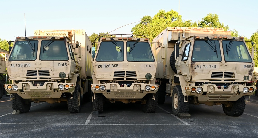 Delta Company 128th BSB prepares for Annual Training