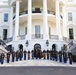 The U.S. Army Strings take official photo at The White House