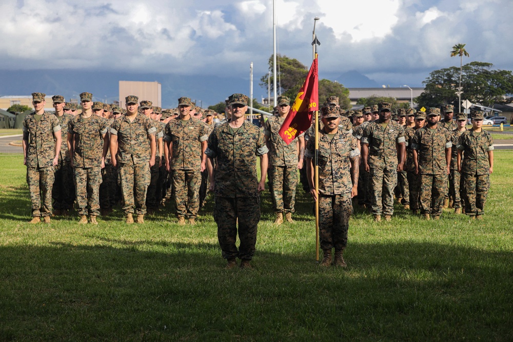 Leadership In Motion: Bravo Surgical Company, 3d Medical Battalion, conducts a change of command ceremony