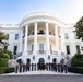 The U.S. Army Strings take official photo at The White House