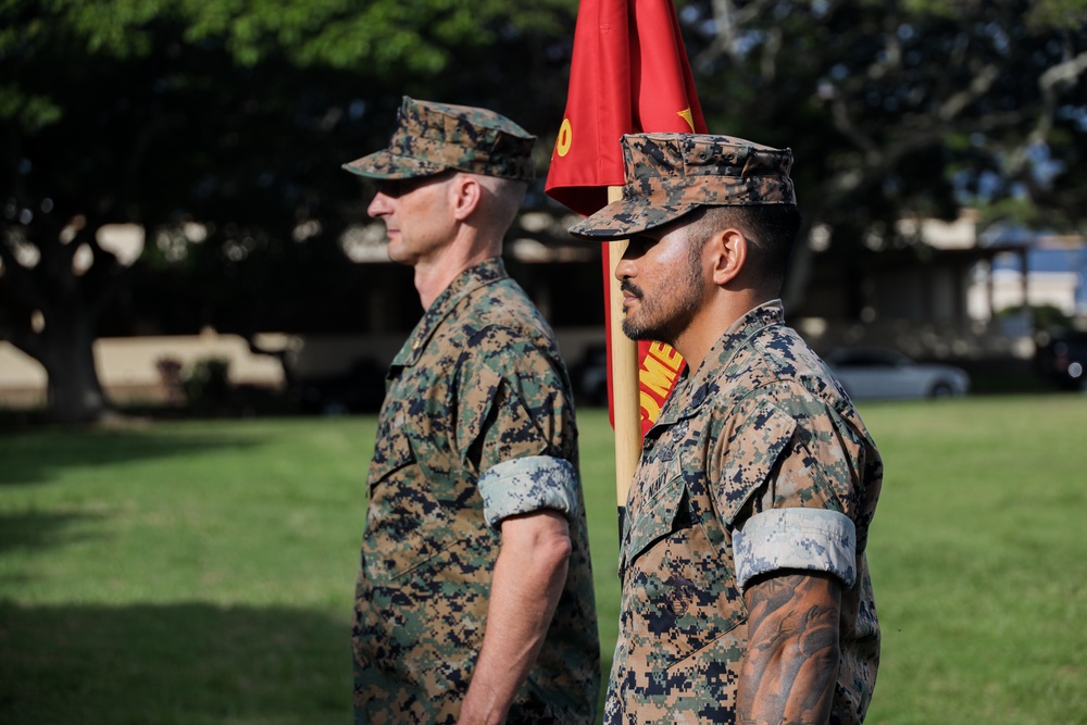 Leadership In Motion: Bravo Surgical Company, 3d Medical Battalion, conducts a change of command ceremony