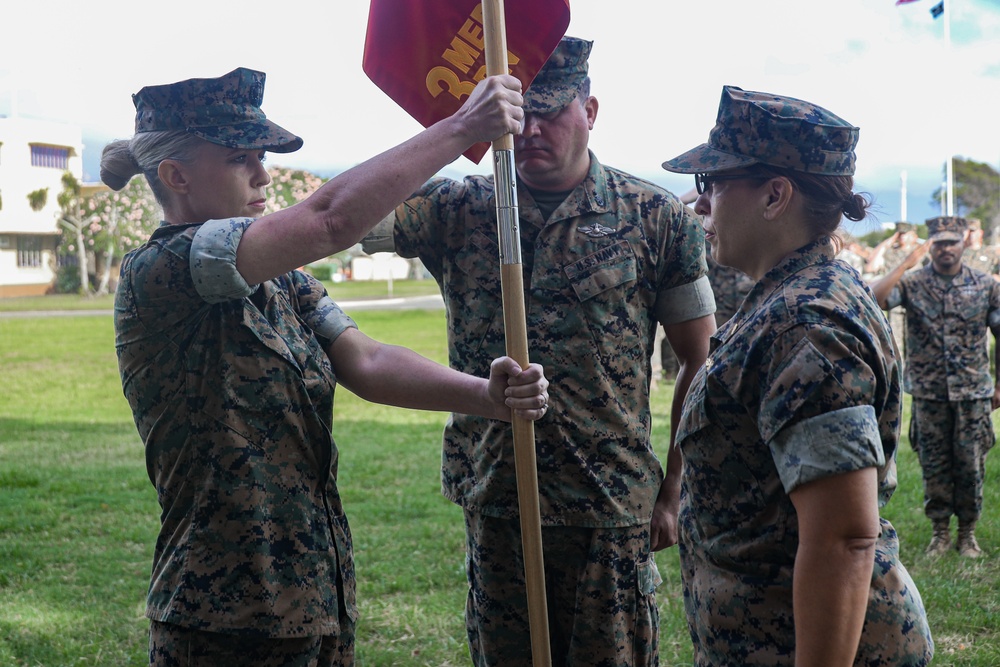 Leadership In Motion: Bravo Surgical Company, 3d Medical Battalion, conducts a change of command ceremony