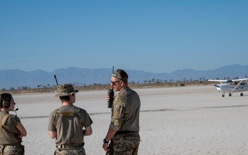 9th OSS Trains Aircraft Take-off, Landing on Rogers Lake