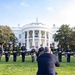 The U.S. Army Herald Trumpets take official photo at The White House