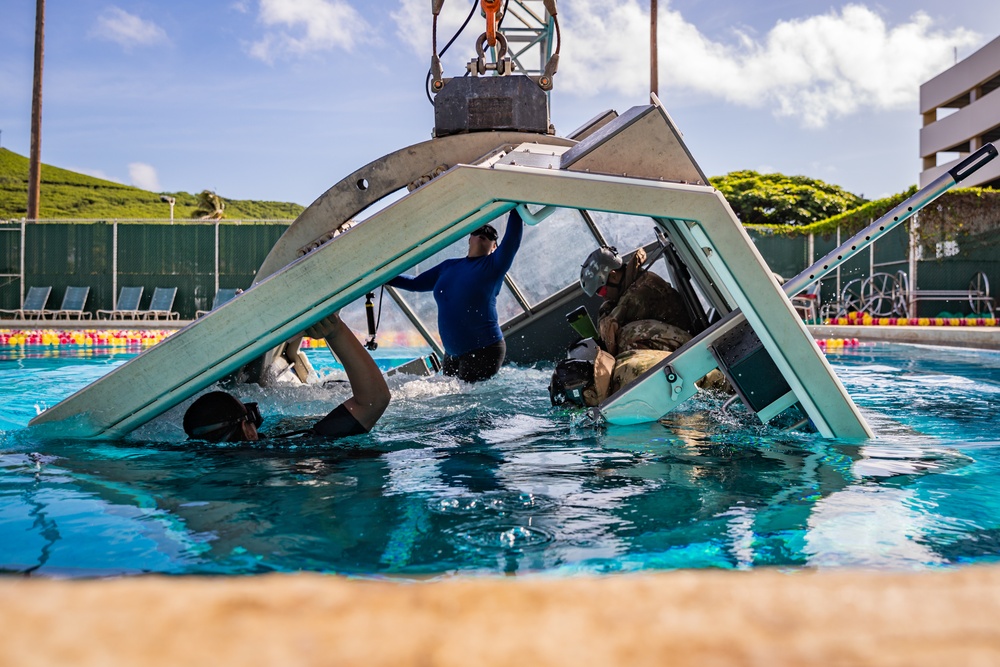 HIARNG Aviation Increases Water Survivability with SWET Training