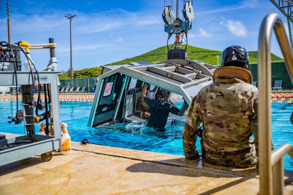 HIARNG Aviation Increases Water Survivability with SWET Training