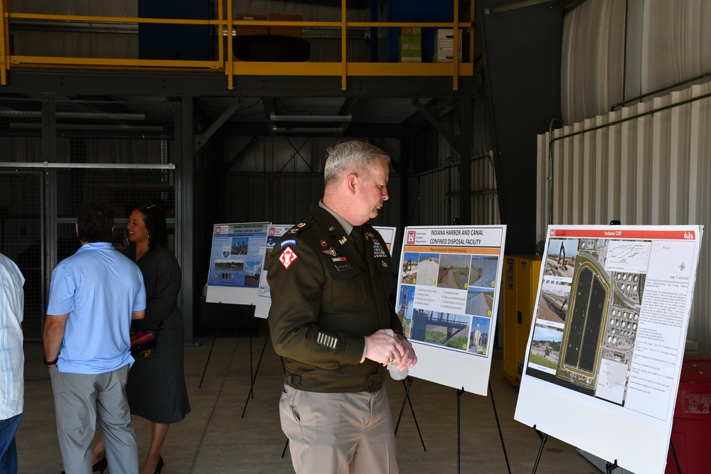 USACE marks completion of the Indiana Harbor Confined Disposal Facility Dike Raise Construction Project