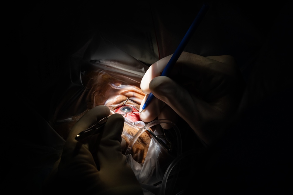 346th EOMRS Ophthalmologists conduct cataract surgery for 30 patients during RS24