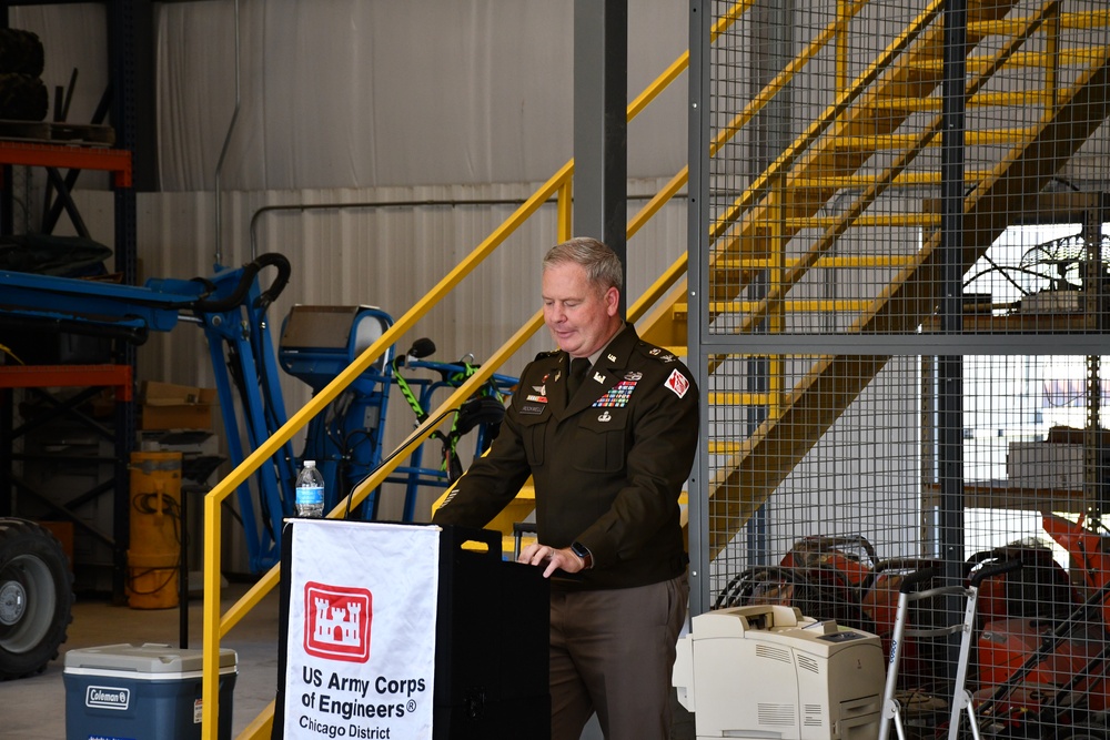 USACE marks completion of the Indiana Harbor Confined Disposal Facility Dike Raise Construction Project