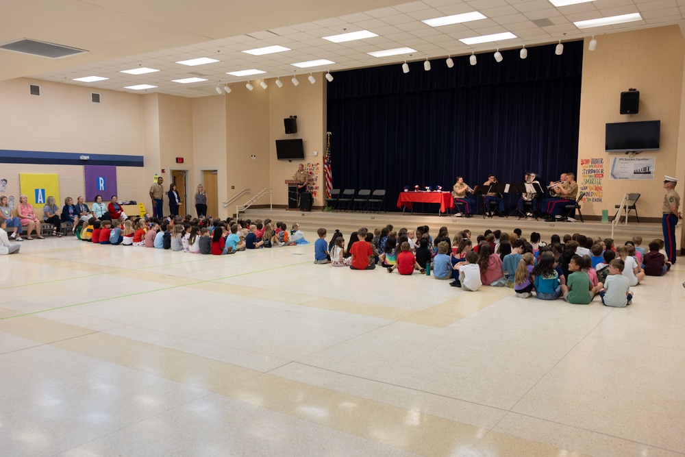 Staff Noncommissioned Officer Academy-Camp Lejeune adopts Johnson Primary School