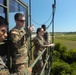 U.S. Marines with Marine Air Control Squadron 24 conduct base defense