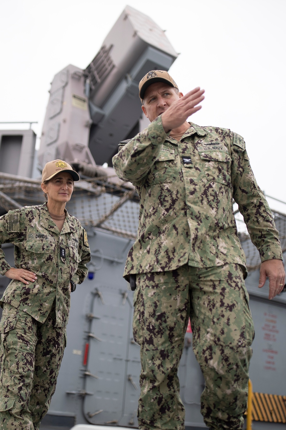 Vice Adm. Davids Visit Aboard USS Tripoli