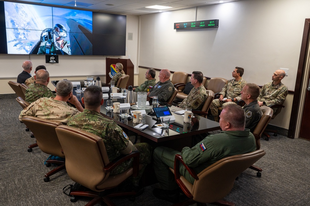 Slovak Air Force commander visits Nellis AFB