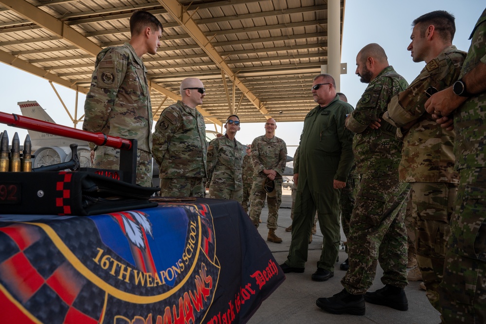 Slovak Air Force commander visits Nellis AFB